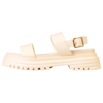 esmara® Damen Sandalen, 39, beige - B-Ware sehr gut