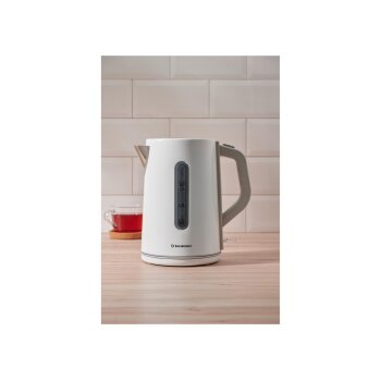 SILVERCREST® Edelstahl-Wasserkocher SWC 3100 C1, 3000 W, weiß - B-Ware neuwertig