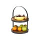 SILVERCREST® Etagere mit Akazienholz (Etagere Rund) - B-Ware neuwertig