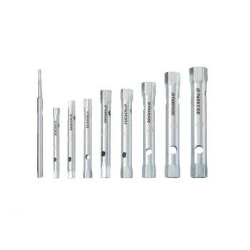 PARKSIDE® Rohrsteckschlüssel-Set / Ringmaulschlüssel-Satz, 10-teilig / 12-teilig - B-Ware