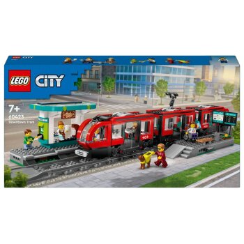 LEGO® City 60423 Downtown Streetcar and Station - B-Ware