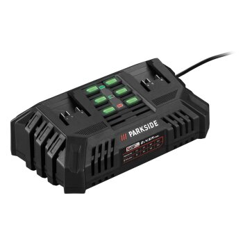 PARKSIDE® 20 V / 2 x 4,5 A Akku-Doppelladegerät...