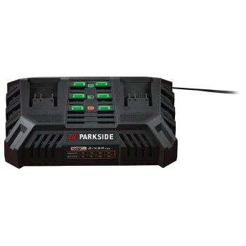 PARKSIDE® 20 V / 2 x 4,5 A Akku-Doppelladegerät PDSLG 20 B1, ohne Akku - B-Ware neuwertig