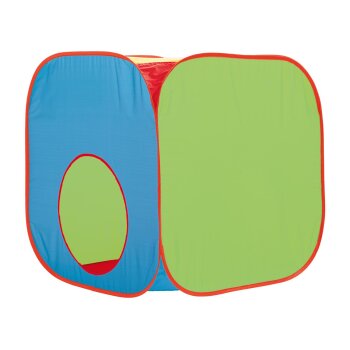 LUPILU® Spielzelte mit Tunnel (grün/gelb/rot) - B-Ware gut