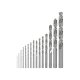 PARKSIDE® HSS-Bohrer-Set, Spiralbohrer-Set - 15-teilig - B-Ware neuwertig