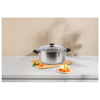 SILVERCREST® Edelstahl Topf, Ø 28 cm - B-Ware sehr gut
