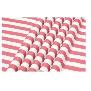 LIVARNO® Bettwäsche, aus Mikrofaser Satin, 200 x 220 cm, Streifen/rosa - B-Ware neuwertig