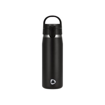 SILVERCREST® Edelstahl-Trinkflasche (Schwarz) - B-Ware Transportschaden Kosmetisch