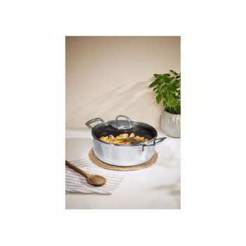 SILVERCREST® Premium-Edelstahltopf mit Wabenstruktur,...