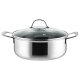 SILVERCREST® Premium-Edelstahltopf mit Wabenstruktur, Ø 24 cm - B-Ware sehr gut