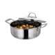 SILVERCREST® Premium-Edelstahltopf mit Wabenstruktur, Ø 24 cm - B-Ware sehr gut