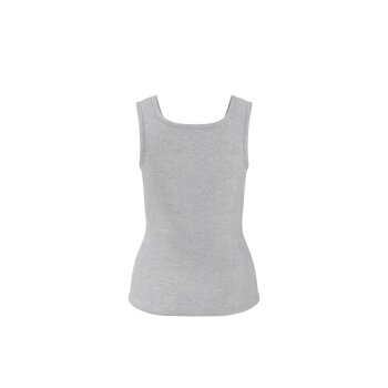 esmara® Damen-Tops, gerippt, 2 Stück, M, grün/grau - B-Ware neuwertig