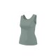 esmara® Damen-Tops, gerippt, 2 Stück, M, grün/grau - B-Ware neuwertig