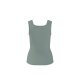 esmara® Damen-Tops, gerippt, 2 Stück, M, grün/grau - B-Ware neuwertig