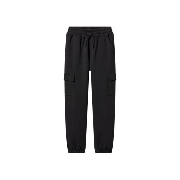 esmara® KIDS Kinder-Cargo-Sweathose, 146/152, schwarz...