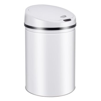 Ribelli Automatik Sensor Mülleimer, 50L, weiß...