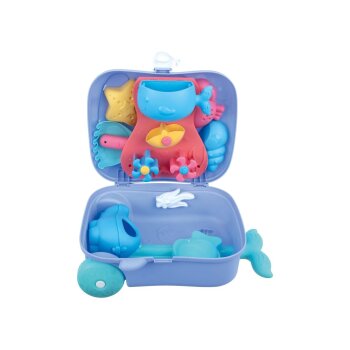 LUPILU® Rollkoffer mit Strandspielzeug (Lila) - B-Ware sehr gut