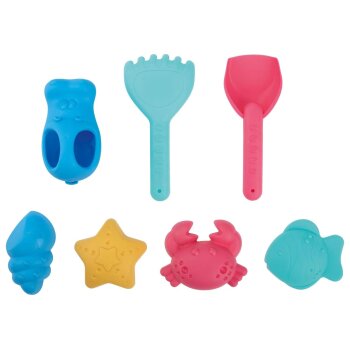 LUPILU® Rollkoffer mit Strandspielzeug (Lila) - B-Ware sehr gut
