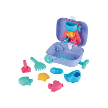 LUPILU® Rollkoffer mit Strandspielzeug (Lila) - B-Ware sehr gut