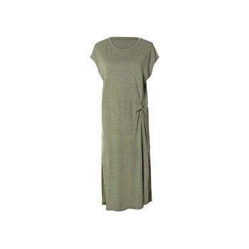 esmara® Damen-Kleid, mit Leinen, M, grün - B-Ware sehr gut