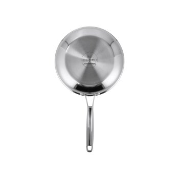 SILVERCREST® Premium-Edelstahlpfanne mit Wabenstruktur, Ø 24 cm - B-Ware sehr gut