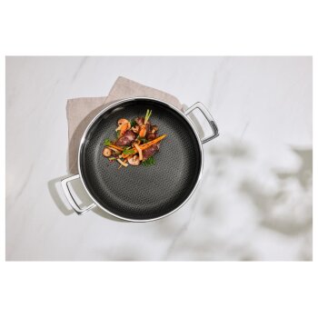 SILVERCREST® Premium-Edelstahl-Servierpfanne mit...