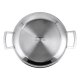 SILVERCREST® Premium-Edelstahl-Servierpfanne mit Wabenstruktur, Ø 28 cm - B-Ware sehr gut