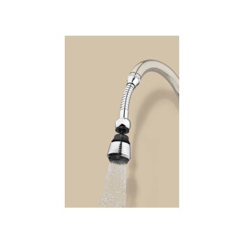 LIVARNO® Drehbarer Armatur-Aufsatz / Flexibler Armatur-Aufsatz (Flexibler Wasserhahnaufsatz) - B-Ware neuwertig