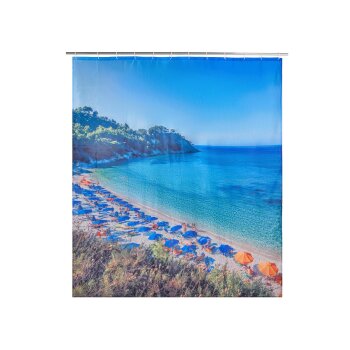 LIVARNO® Duschvorhang, 180 x 200cm (Strand) - B-Ware neuwertig