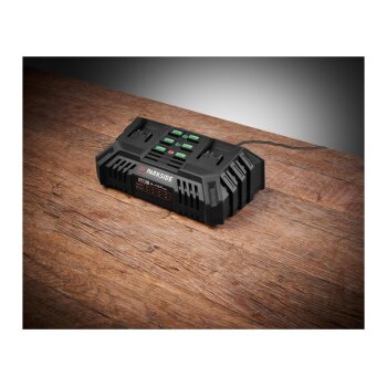 PARKSIDE® 20 V / 2 x 4,5 A Akku-Doppelladegerät PDSLG 20 B1, ohne Akku - B-Ware