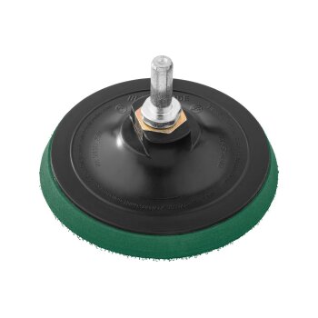 PARKSIDE® Fächerscheiben-Set / Klettschleifteller mit Schleifpapier-Set / Reinigungsscheibe / Schruppscheiben-Set, Ø 125 mm (Schleifteller mit Schaft) - B-Ware neuwertig