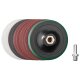 PARKSIDE® Fächerscheiben-Set / Klettschleifteller mit Schleifpapier-Set / Reinigungsscheibe / Schruppscheiben-Set, Ø 125 mm (Schleifteller mit Schaft) - B-Ware neuwertig