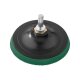 PARKSIDE® Fächerscheiben-Set / Klettschleifteller mit Schleifpapier-Set / Reinigungsscheibe / Schruppscheiben-Set, Ø 125 mm (Schleifteller mit Schaft) - B-Ware neuwertig