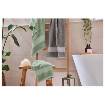 LIVARNO® Badetuch, 100 x 150 cm, grau - B-Ware sehr gut