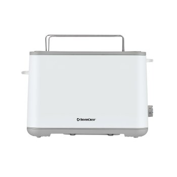 SILVERCREST® Toaster STEC 1050 B1, weiß - B-Ware Transportschaden Kosmetisch