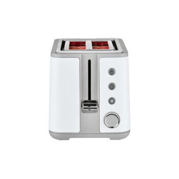 SILVERCREST® Toaster STEC 1050 B1, weiß - B-Ware Transportschaden Kosmetisch