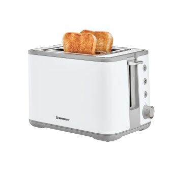 SILVERCREST® Toaster STEC 1050 B1, weiß - B-Ware Transportschaden Kosmetisch