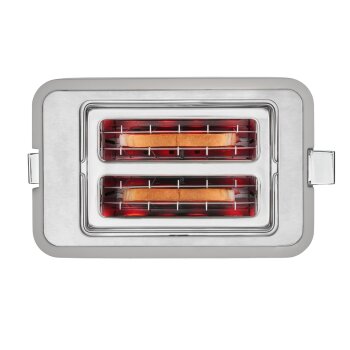 SILVERCREST® Toaster STEC 1050 B1, weiß - B-Ware Transportschaden Kosmetisch
