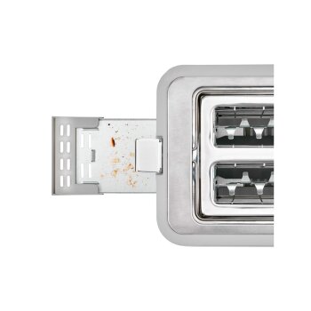 SILVERCREST® Toaster STEC 1050 B1, weiß - B-Ware Transportschaden Kosmetisch