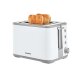 SILVERCREST® Toaster STEC 1050 B1, weiß - B-Ware Transportschaden Kosmetisch