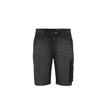 PARKSIDE® Herren-Jeans-Arbeitsshorts, 52, anthrazit - B-Ware neuwertig