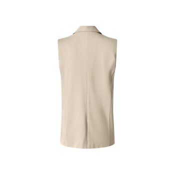 Esmara® Damen Blazer Weste, 44, beige - B-Ware neuwertig