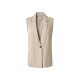 Esmara® Damen Blazer Weste, 44, beige - B-Ware neuwertig