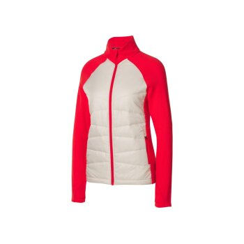 CRIVIT Damen-Jacke, L, rot/beige - B-Ware neuwertig