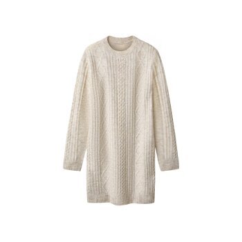 esmara® Damen-Strickkleid, XS, beige - B-Ware neuwertig