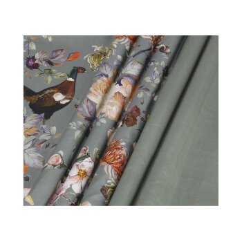LIVARNO home Mikrofaser-Satin-Bettwäsche, 220 x 240 cm, 70 x 90 cm, Fasan - B-Ware neuwertig
