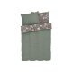 LIVARNO home Mikrofaser-Satin-Bettwäsche, 220 x 240 cm, 70 x 90 cm, Fasan - B-Ware neuwertig