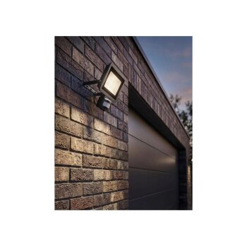 LIVARNO® LED-Außenstrahler mit Bewegungsmelder (schwarz) - B-Ware neuwertig