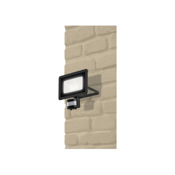 LIVARNO® LED-Außenstrahler mit Bewegungsmelder (schwarz) - B-Ware neuwertig