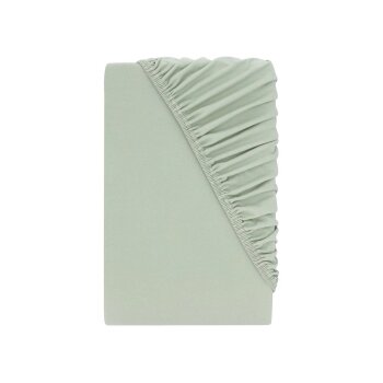 LIVARNO® Jersey-Spannbettlaken, 180-200 x 200 cm, grün - B-Ware neuwertig